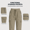 MASKERT Women's Cargo Pants Lightweight-Quick Dry Hiking Pants Athletic Lounge Casual Travel（Size XS-XXXL）