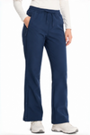 YAPPO Women's Fleece Lined Hiking Pants, Stretch Softshell Bootcut Pants with Zipper Pockets for Winter