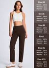 MASKERT Women’s Fleece Lined Pants, High Waisted Stretch Casual Pants, Warm Straight Leg Tapered Pants for Winter, Golf, Hiking & Daily Wear