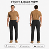YAPPO Men's Lightweight Hiking Pants, Quick-Dry 4-Way Stretch Water-Resistant Outdoor Work Pants with 4 Pockets