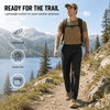 YAPPO Men's Lightweight Hiking Pants, Quick-Dry 4-Way Stretch Water-Resistant Outdoor Work Pants with 4 Pockets