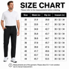 YAPPO Men's Stretch Dress Pants, Quick Dry Business Casual Slacks, Straight Fit for Office, Golf & Travel, 30" Inseam