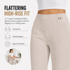 MASKERT Women's Stretchy Casual Pants, High Waisted Ankle Pants with 4 Pockets, Lightweight Travel Work Pants for Women, Business Casual Pants for Office and Golf