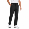 YAPPO Men's Stretch Dress Pants, Quick Dry Business Casual Slacks, Straight Fit for Office, Golf & Travel, 30" Inseam