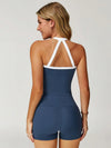 Colorblock Spaghetti Strap Tank & Short set