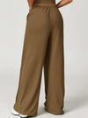 EaseSculpt Drawstring Waist Straight-Leg Casual Sport Pants
