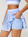 Colorblock Sculpt Active Pleated Skirt