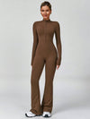 CloudWeave Long Sleeve Flared Jumpsuit