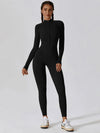 CloudWeave Long Sleeve Jumpsuit 26" - MASKERT - Black / S