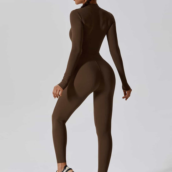 CloudWeave Long Sleeve Jumpsuit 26" - MASKERT - Black / S