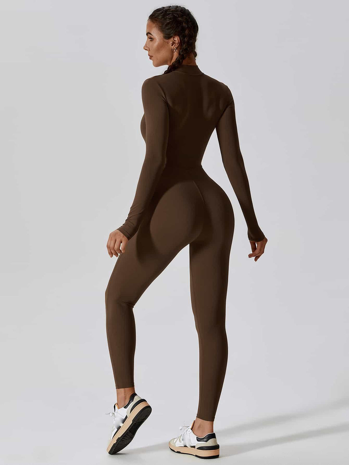 CloudWeave Long Sleeve Jumpsuit 26" - MASKERT - Black / S