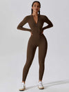 CloudWeave Long Sleeve Jumpsuit 26" - MASKERT - Black / S