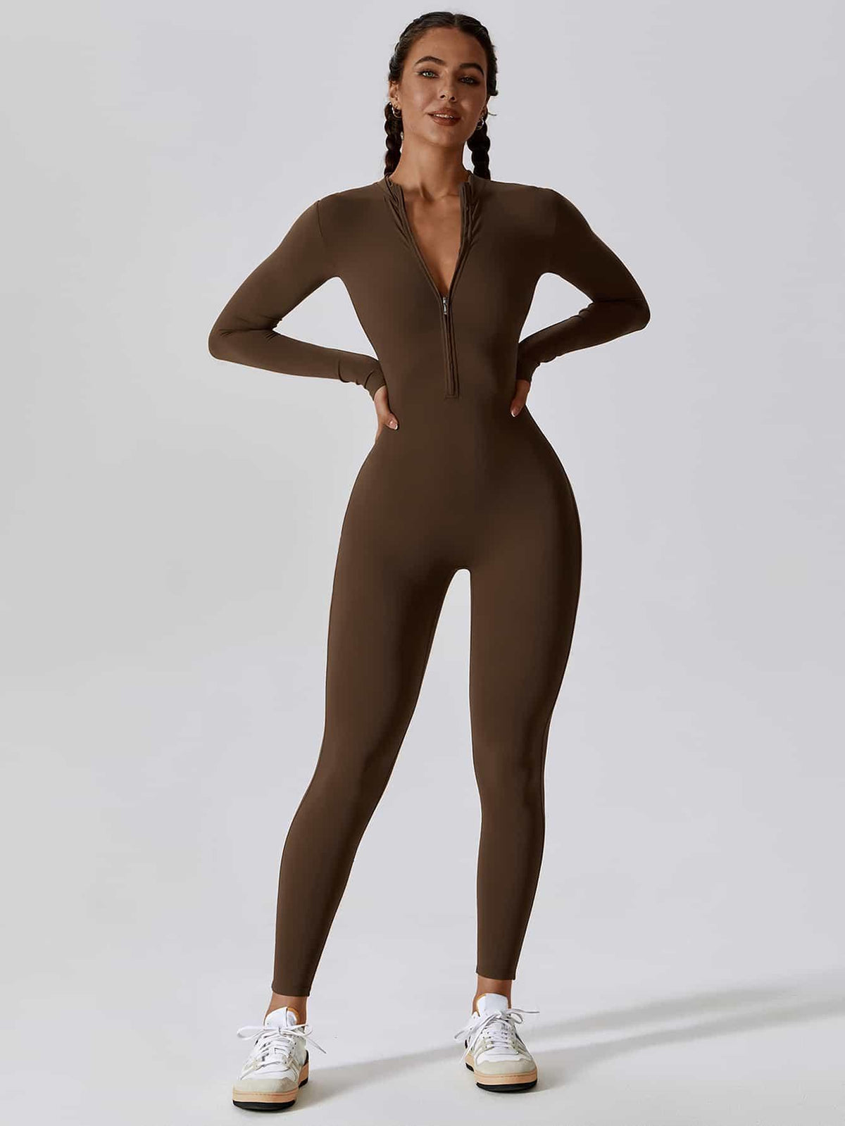 CloudWeave Long Sleeve Jumpsuit 26" - MASKERT - Black / S
