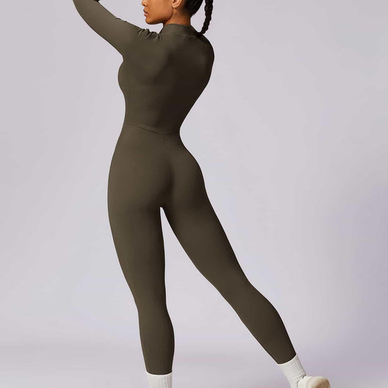 CloudWeave Long Sleeve Jumpsuit 26" - MASKERT - Black / S