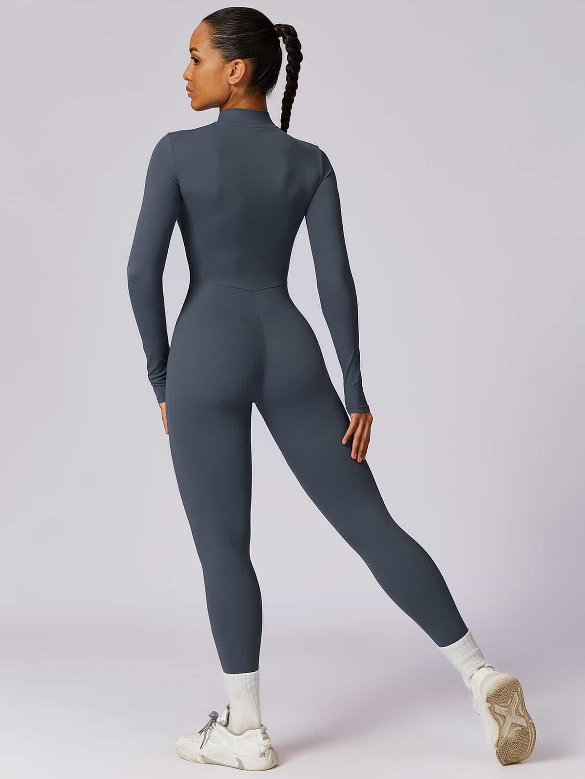 CloudWeave Long Sleeve Jumpsuit 26" - MASKERT - Black / S