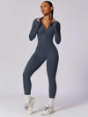 CloudWeave Long Sleeve Jumpsuit 26" - MASKERT - Black / S