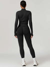 Maskert AirSoft Seamless Tight Fitting Long Sleeve Set Black Back