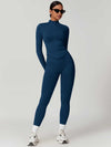 Maskert AirSoft Seamless Tight Fitting Long Sleeve Set Midnight Blue Front Pose 4