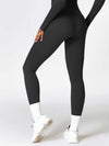 Maskert Move & Flow Solid Long Sleeve Sports Set Black Front Bottom Detail
