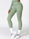 Maskert Move & Flow Solid Long Sleeve Sports Set Sage Green Bottom Detail