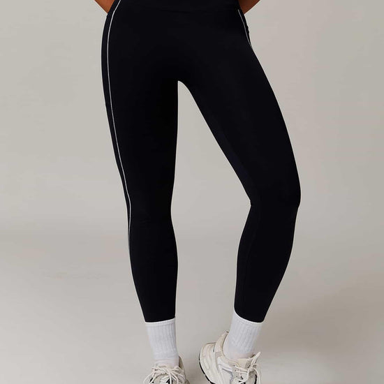 Maskert Two-in-One Camisole & Leggings Set Black Front Bottom Detail