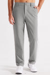 MASKERT Men's Dress Pants-Classic Fit Flat Front Work Dress Pants 29" Stretch Casual Pants Lightweight with Pockets