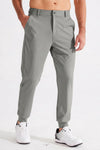 MASKERT Men's Casual Pants Joggers – Lightweight,3 Pockets,Slim Fit,Soft & Stretchy Tapered Business Dress Trousers