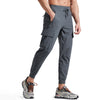 MASKERT Men's Cargo Pants-Quick Dry Hiking Pants Track Running Workout Athletic Travel Casual Outdoor
