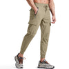 MASKERT Men's Cargo Pants-Quick Dry Hiking Pants Track Running Workout Athletic Travel Casual Outdoor