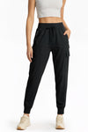 MASKERT Women's Cargo Pants Lightweight Quick Dry Hiking Pants Athletic Lounge Casual Travel