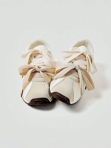 Maskert LightStride Double Lace-up Shoes - MASKERT - Beige / 36