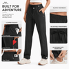 YAPPO Women's Hiking Pants Lightweight Quick Dry Cargo Pants, Water Resistant UPF 50+ Travel Outdoor Pants with 5 Zipper…