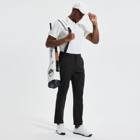 MASKERT Men's Golf Pants-30 Lightweight Stretch Work Dress Office Travel Slacks Business Casual Trousers