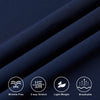 MASKERT Men's Dress Pants-Classic Fit Flat Front Work Dress Pants 29" Stretch Casual Pants Lightweight with Pockets