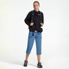 MASKERT Women's Capri Pants-Lightweight Quick Dry Cargo Hiking Capris Travel Casual Cropped Pants Zipper Pockets
