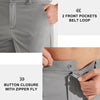 MASKERT Mens Golf Pants-Stretch Work Dress Pants Quick Dry Lightweight Casual Comfy Trousers with Pockets