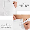 MASKERT Mens Golf Pants-Stretch Work Dress Pants Quick Dry Lightweight Casual Comfy Trousers with Pockets
