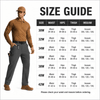 YAPPO Men's Work Pants, Water-Resistant Stretch Hiking Cargo Pants with 9 Pockets - Dark Grey - image 7
