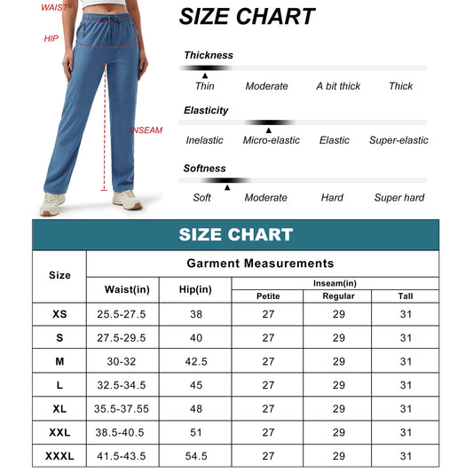YAPPO Women's Hiking Pants Lightweight Quick Dry Cargo Pants, Water Resistant UPF 50+ Travel Outdoor Pants with 5 Zipper…