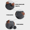 MASKERT Men's Golf Pants-30 Lightweight Stretch Work Dress Office Travel Slacks Business Casual Trousers