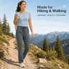 YAPPO Women's Hiking Pants Lightweight Quick Dry Cargo Pants, Water Resistant UPF 50+ Travel Outdoor Pants with 5 Zipper…