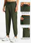 MASKERT Women's Cargo Pants Lightweight Quick Dry Hiking Pants Athletic Lounge Casual Travel
