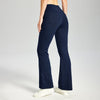 Women's Fleece Lined Bootcut Pants, High Waisted Stretch Casual Pants, Warm Winter Work Pants with Pockets