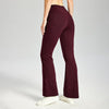 Women's Fleece Lined Bootcut Pants, High Waisted Stretch Casual Pants, Warm Winter Work Pants with Pockets
