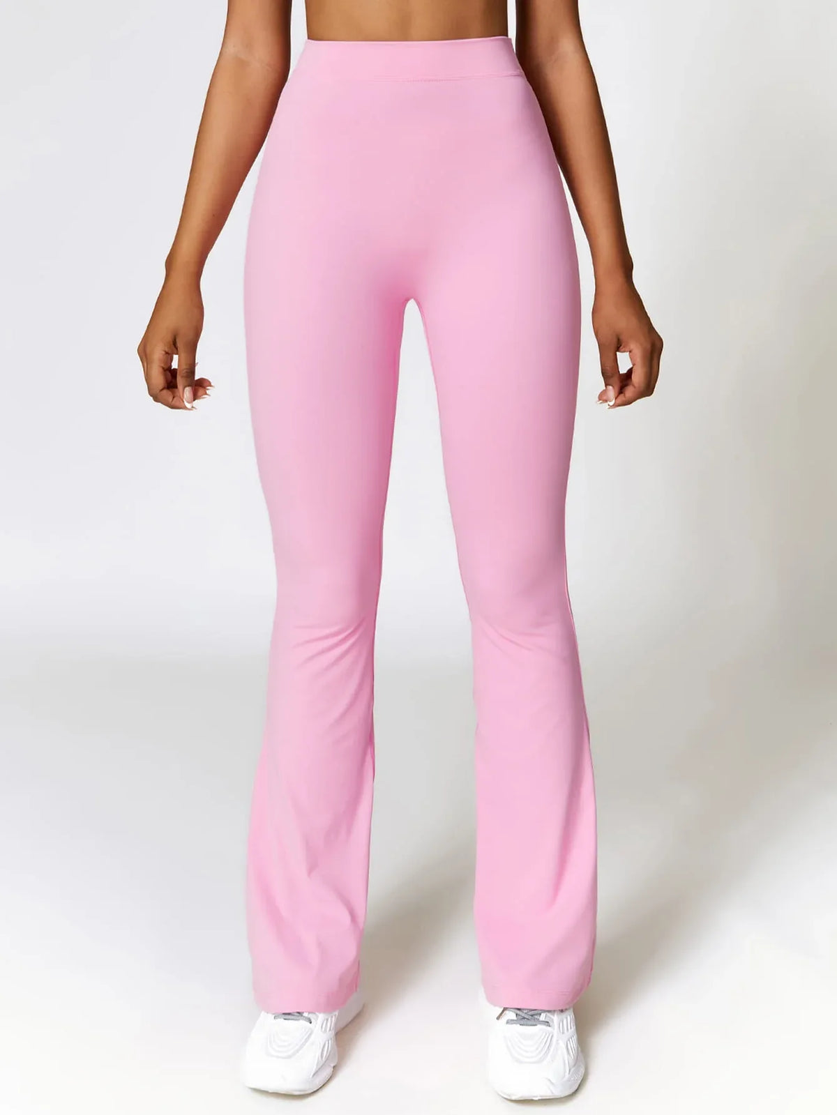 BodySculpt Butt Lifting Flare Leggings 31" - MASKERT - Serenity Gray / S