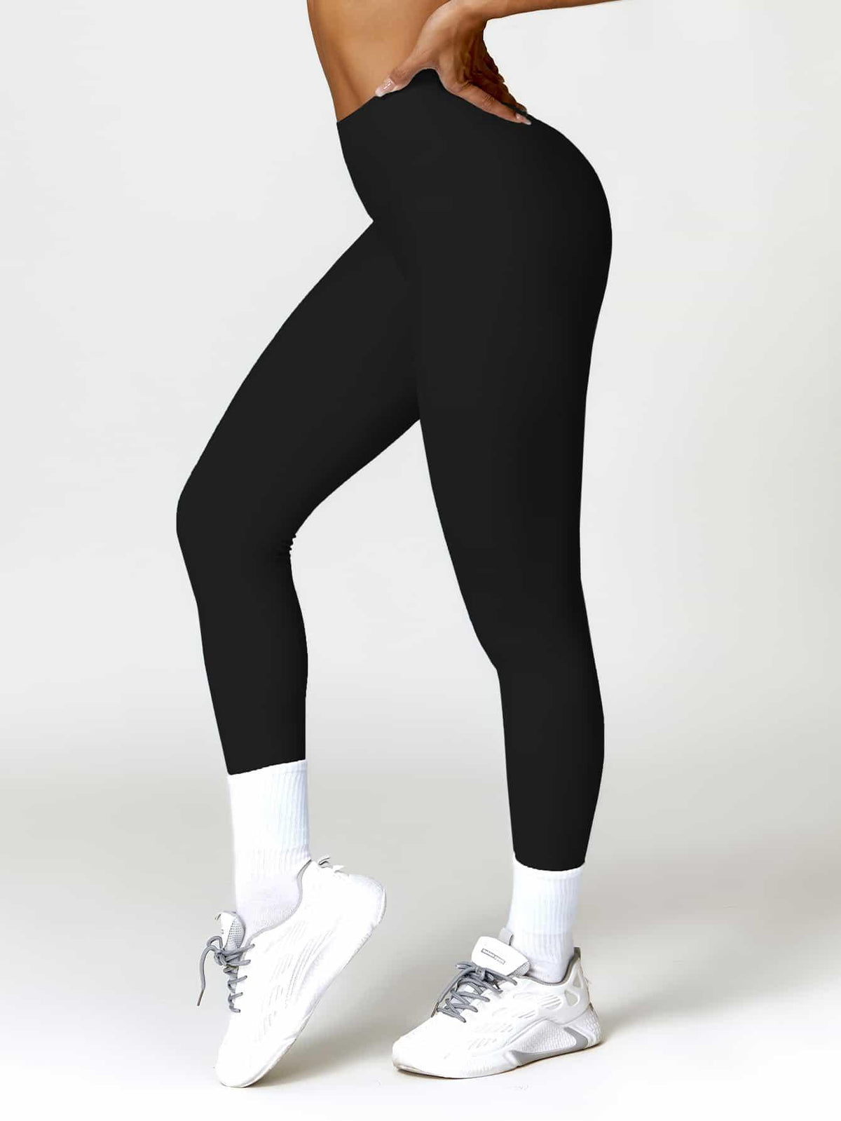 Curve-Defining High Waist Ruched Pants 25'' - MASKERT - 