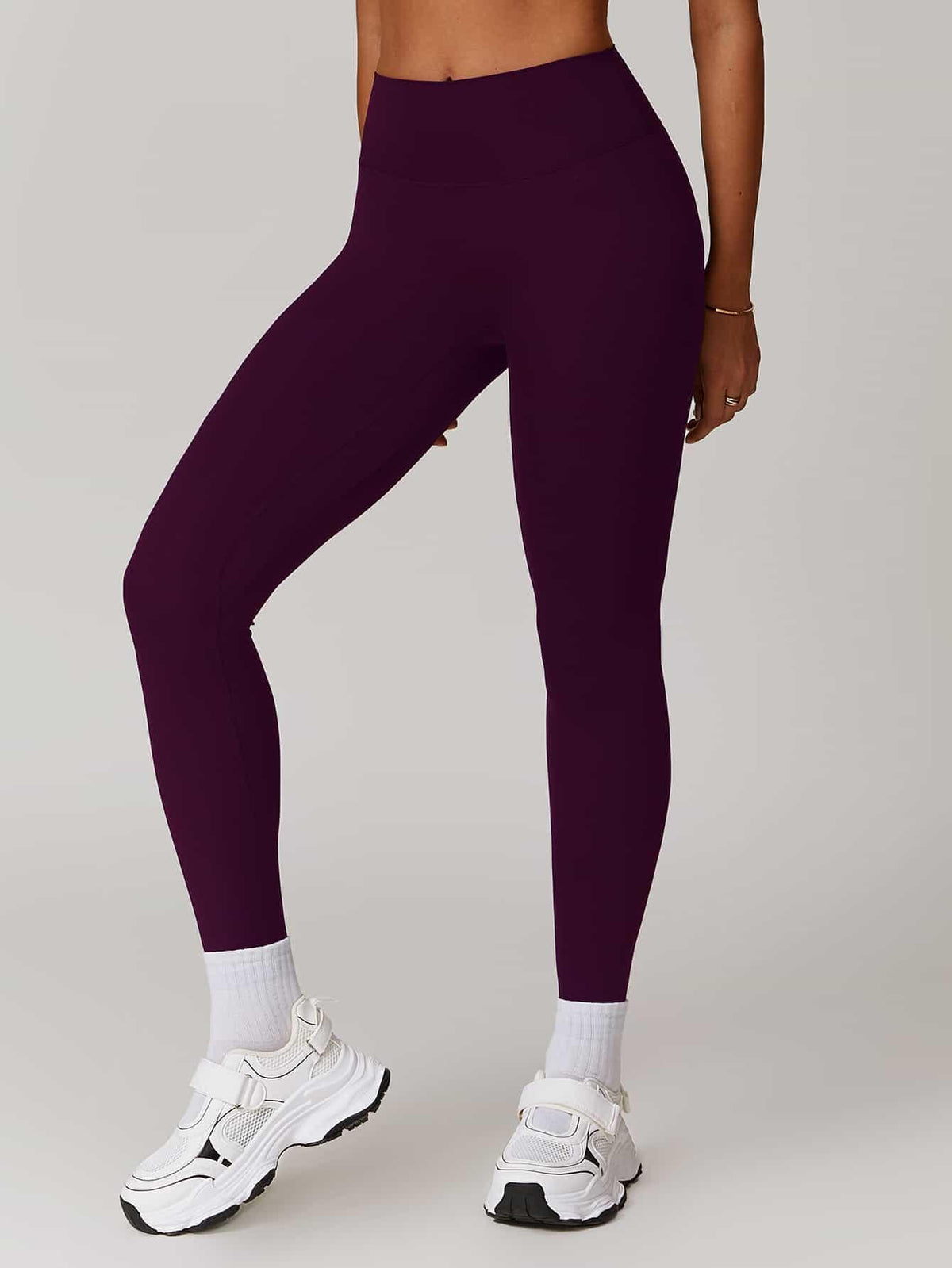 Curve-Defining High Waist Ruched Pants 25'' - MASKERT - 