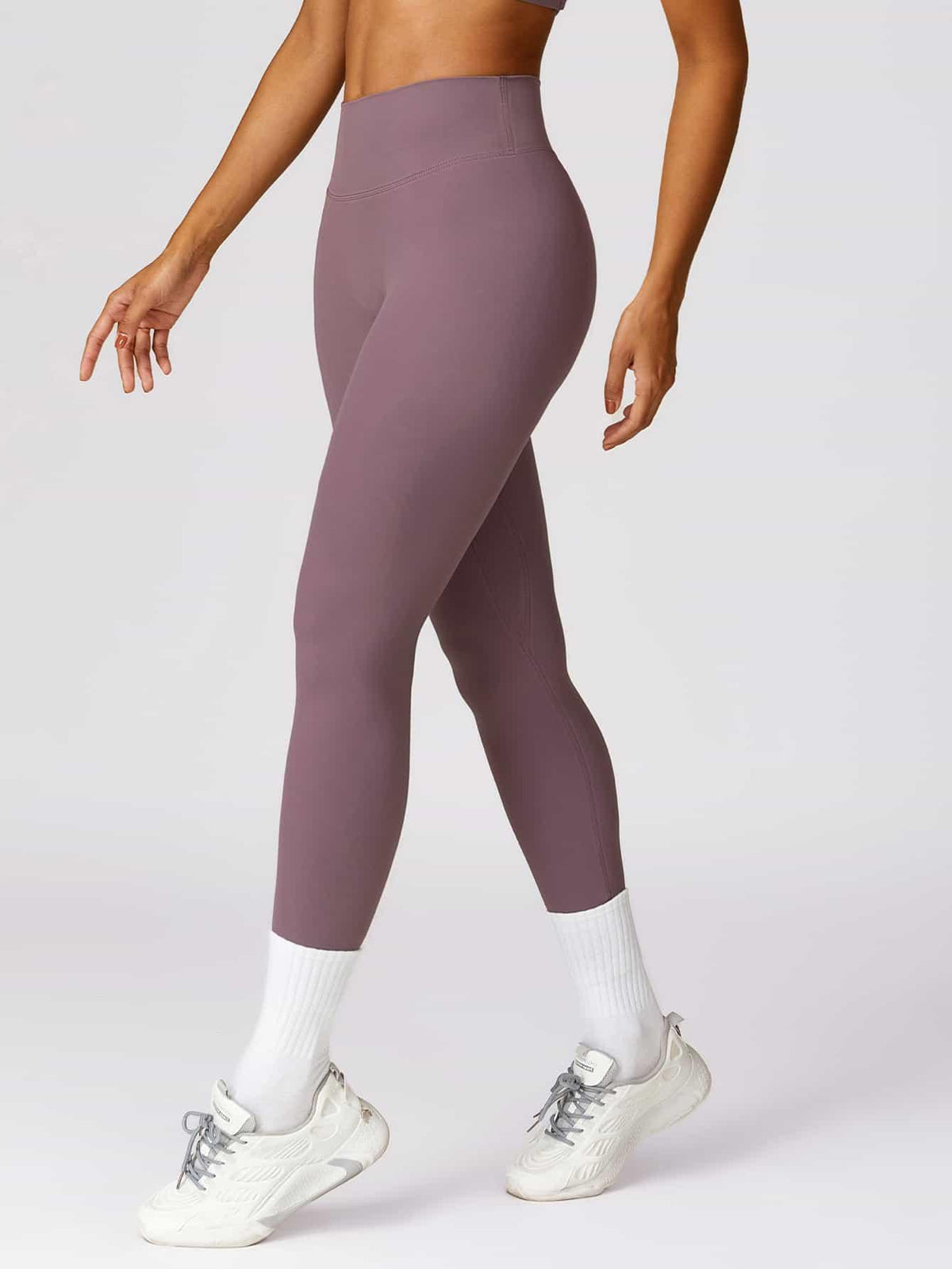 Curve-Defining High Waist Ruched Pants 25'' - MASKERT - 