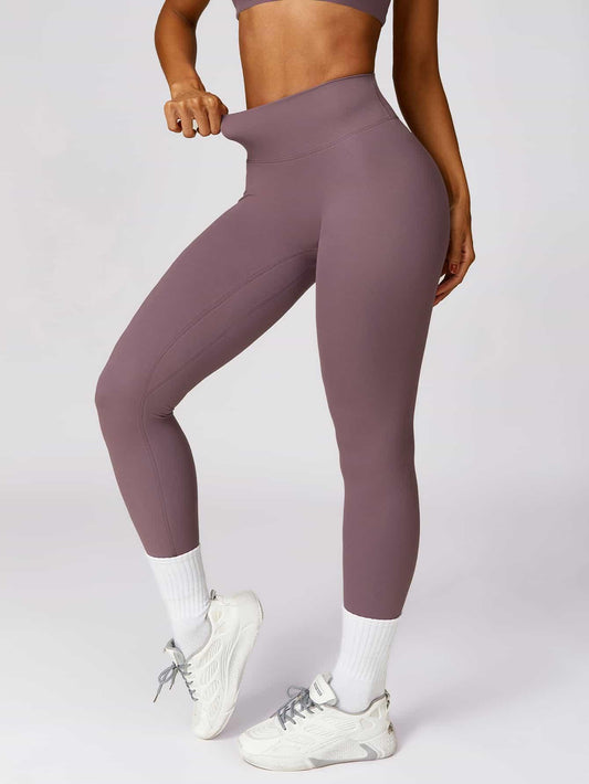 Curve-Defining High Waist Ruched Pants 25'' - MASKERT - 