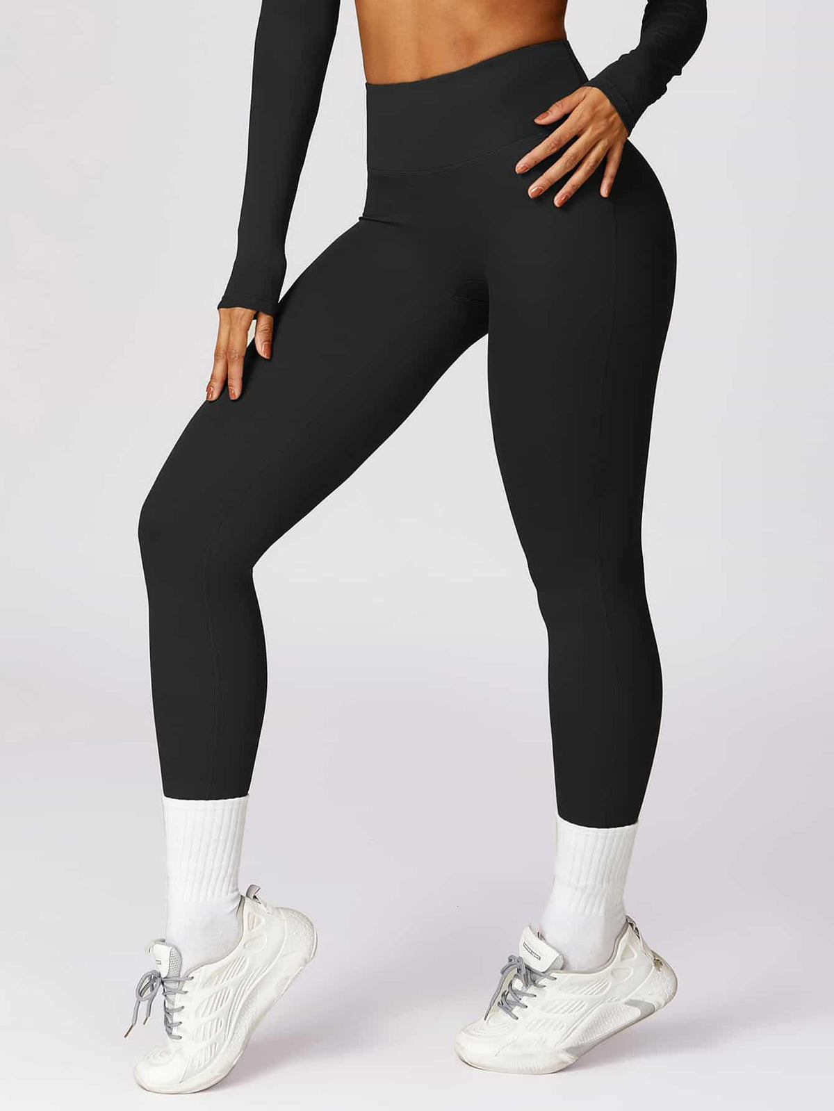 High Waist Form-Fitting Pants 26'' - MASKERT - 